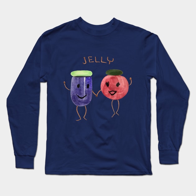 Jelly Long Sleeve T-Shirt by Fireworks Designs